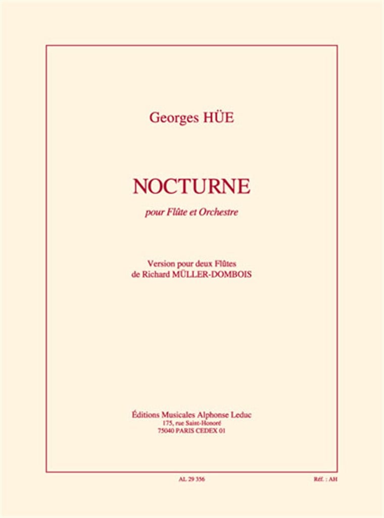Nocturne Flute Et Orchestre